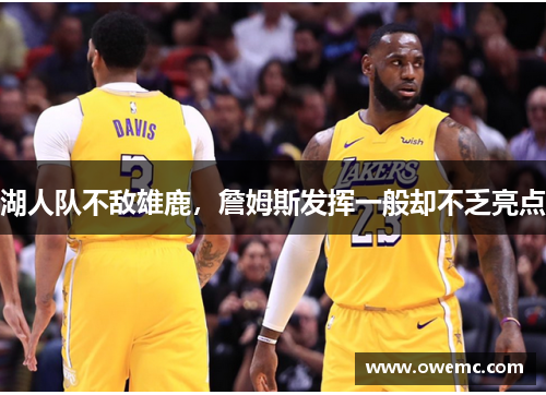 湖人队不敌雄鹿，詹姆斯发挥一般却不乏亮点
