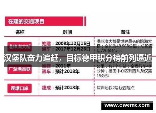 汉堡队奋力追赶，目标德甲积分榜前列逼近